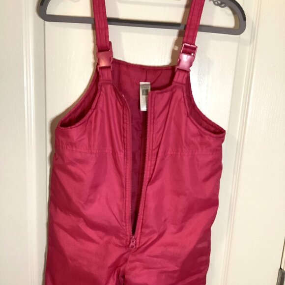 Carter's Pink Girls Ski Bib Snow Pants Size L 6X Skiing Snow Winter - Picture 5 of 15